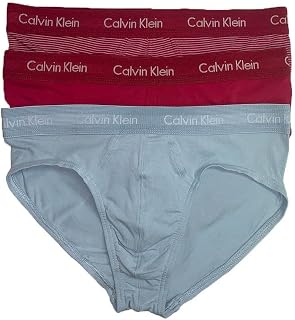 Calvin Klein Men Pack of 3 Cotton Boxer Briefs with Stretch