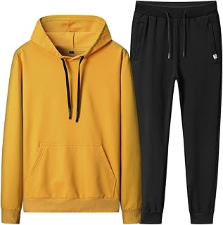 amropi Men's Tracksuit 2 Pieces Sportswear Set Hoodies and Pants