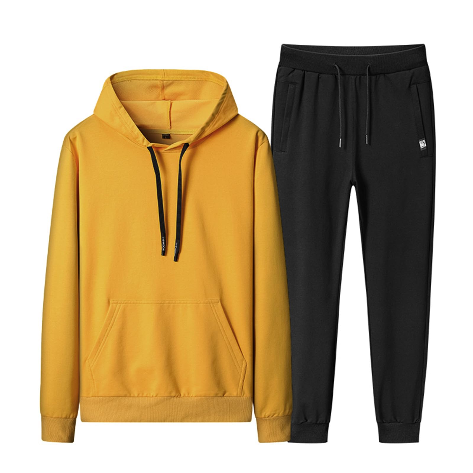 amropi Men's Tracksuit 2 Pieces Sportswear Set Hoodies and Pants