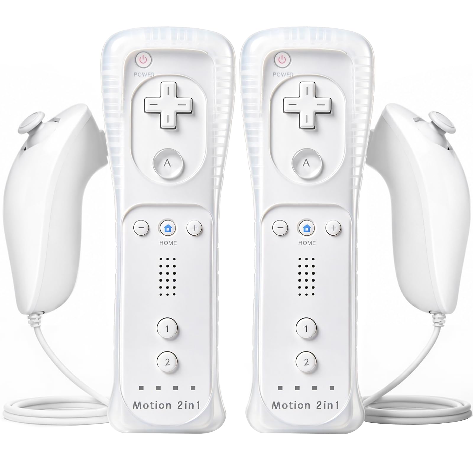 TechKen 2-Pack Wii Remote Plus with Built-in MotionPlus gyroscope, Compatible wi