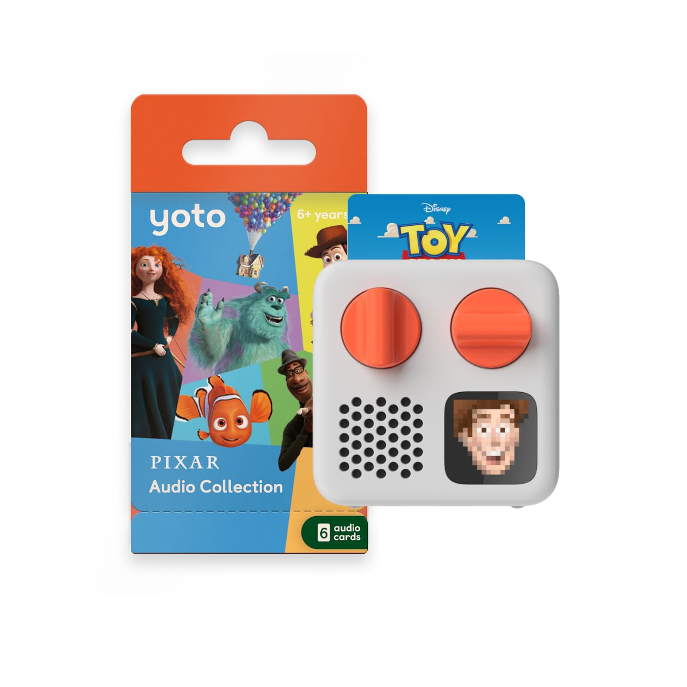 Yoto Mini (2024 Edition) + Disney Pixar Audio Collection Bundle, Ages 6+ | MP3 p