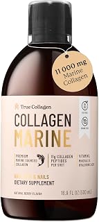 True Collagen Marine 11,000 mg Hydrolysed Liquid, 500 ml, 20 Day