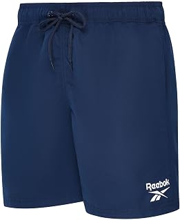 Reebok Mens Reebok Swim Trunks In Black, Polyester Quick Dry Shorts Swim Shorts for Men