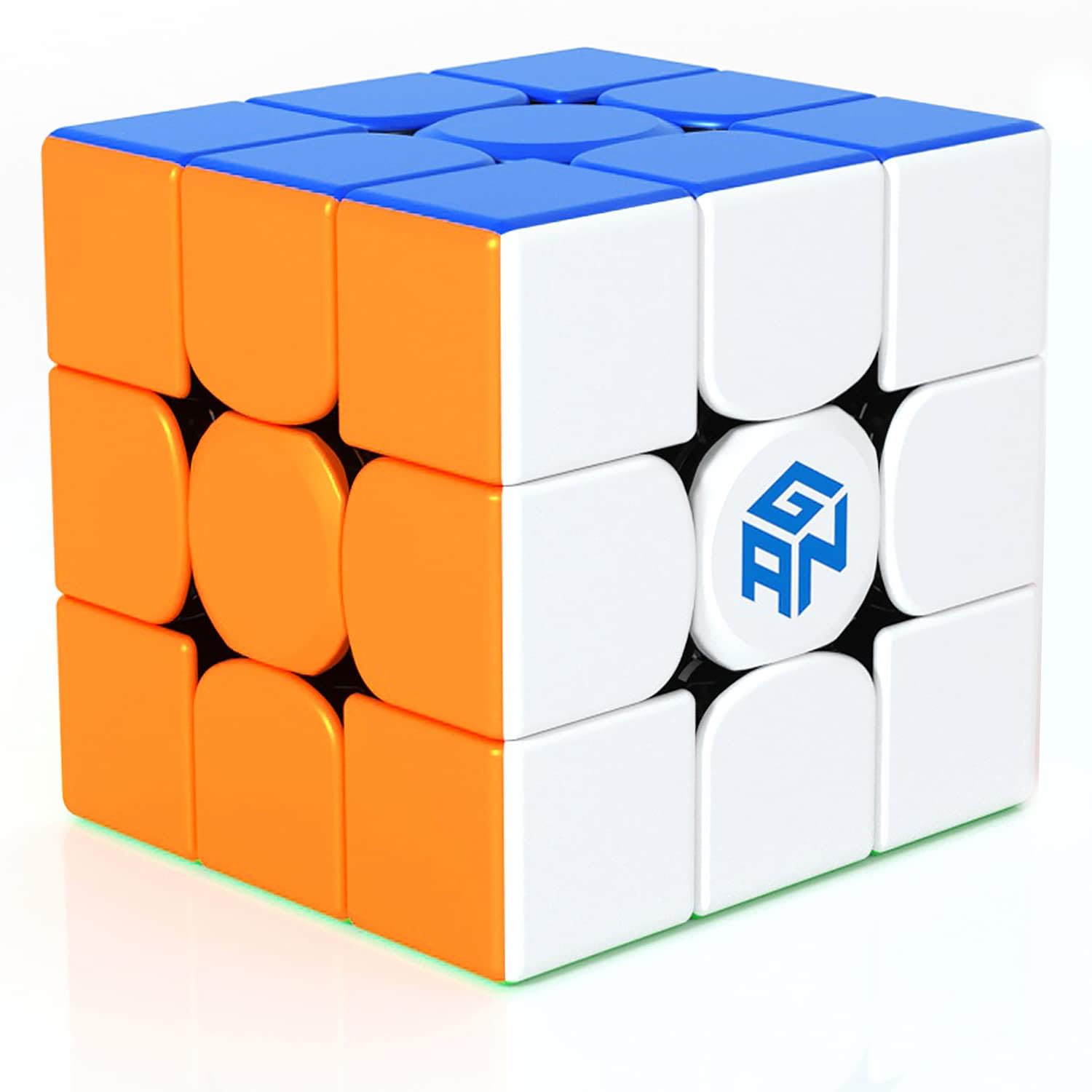 GAN 356 RS, Speed Cube 3x3 Stickerless Puzzle for Kids | Smooth turning, easy co