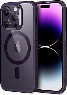 ESR Classic Hybrid Cover per iPhone 14 Pro, Viola Trasparente