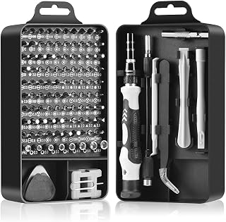115 in 1 Precision Screwdriver Set, Electronic Drive Tool Kit, Micro Magnetic Screwdriver with Flexible Shaft for Phone, Computer, Watch, Console, Glasses
