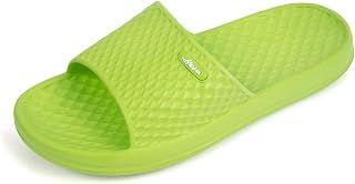 FUNKYMONKEY Women's Bathroom Shower Sandals Indoor Home Beach Non Slip Slippers
