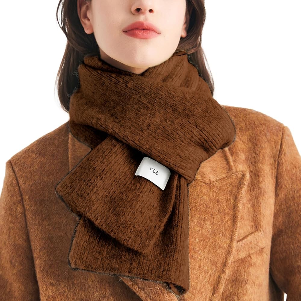 Women Soft Knit Scarf Long Warm Shawl Elegant Cozy Cold Weather Outdoor Wear