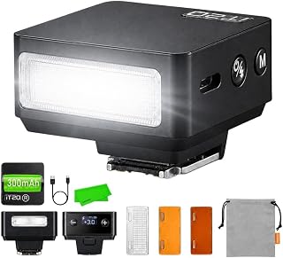 Godox iT20 R iT20R GODOX TTL/Manual Auto Mini Flash for Ricoh GR III | 700 Flashes, 1.5s Recycle, 45g Ultra-Compact Body, M/TTL modes, USB-C Charging, Magnetic Diffuser and Color Filters