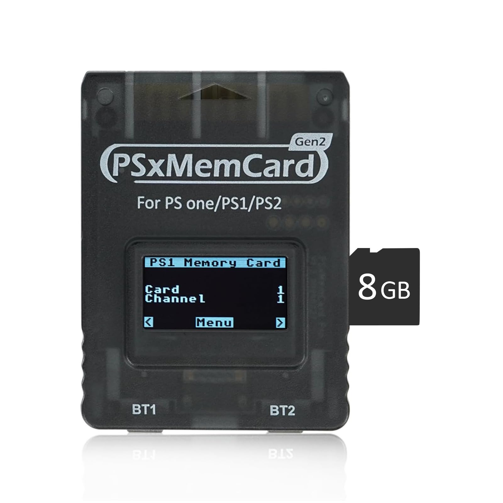 Guilekeys PSxMemCard Game Memory Card Compatible with PS2/PS1/PS One Console, 8G