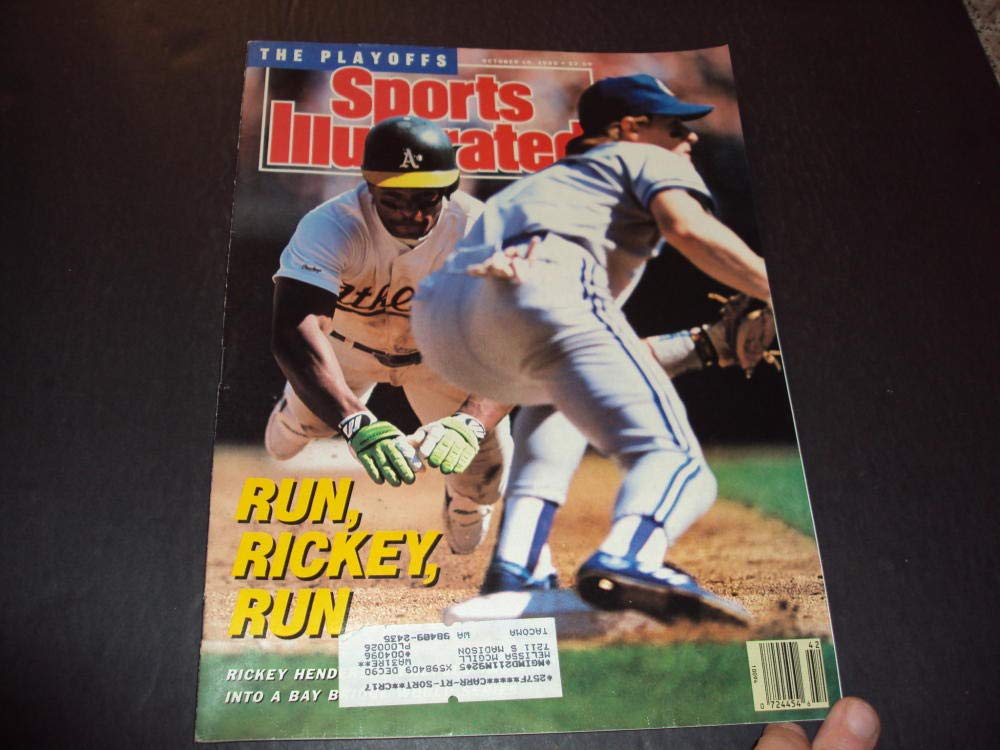 Sports Illustrated Oct 16 1989 Ricky Henderson World Series