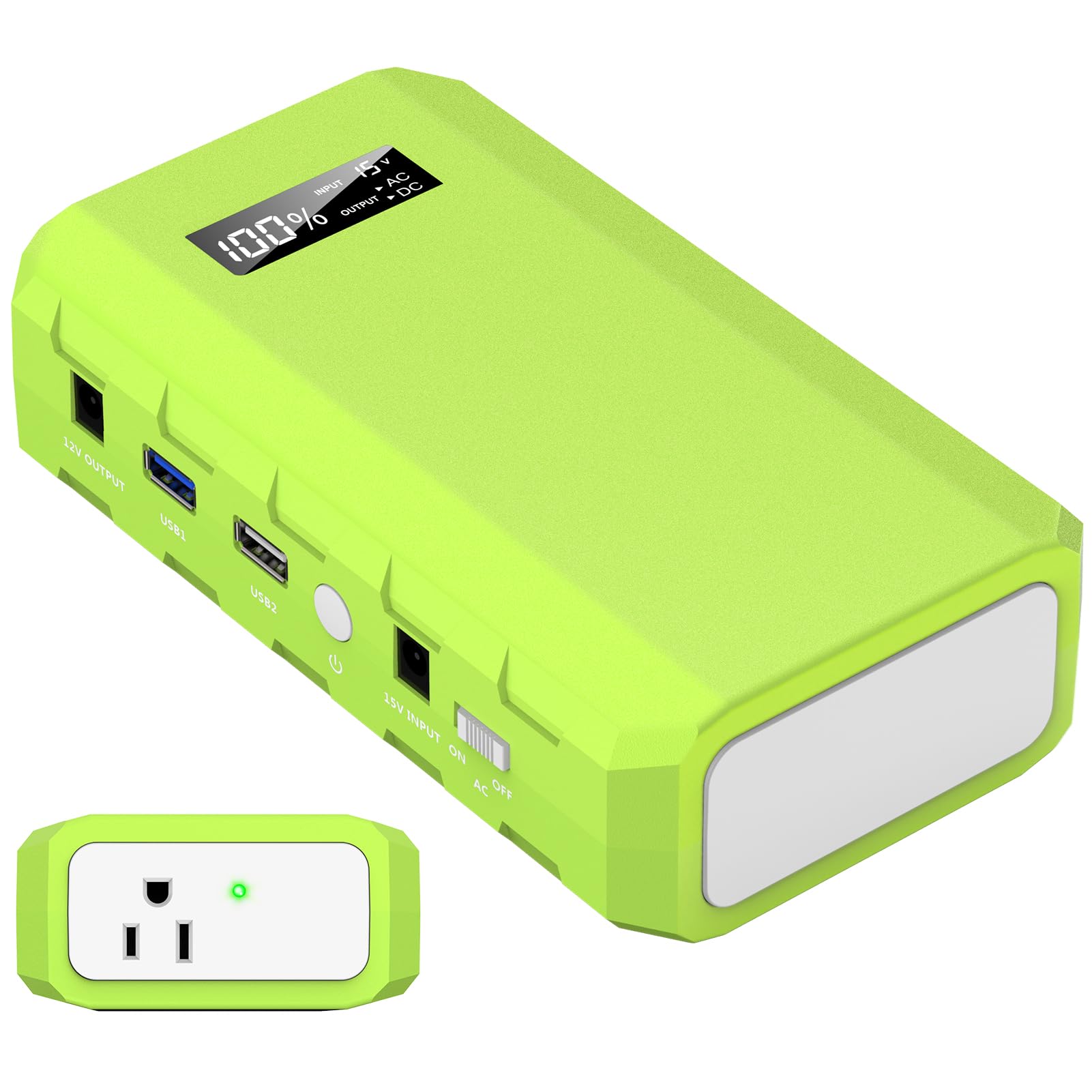 Portable Power Station with AC Outlet 120V, 24000mAh Laptop Charger Bank | Powke