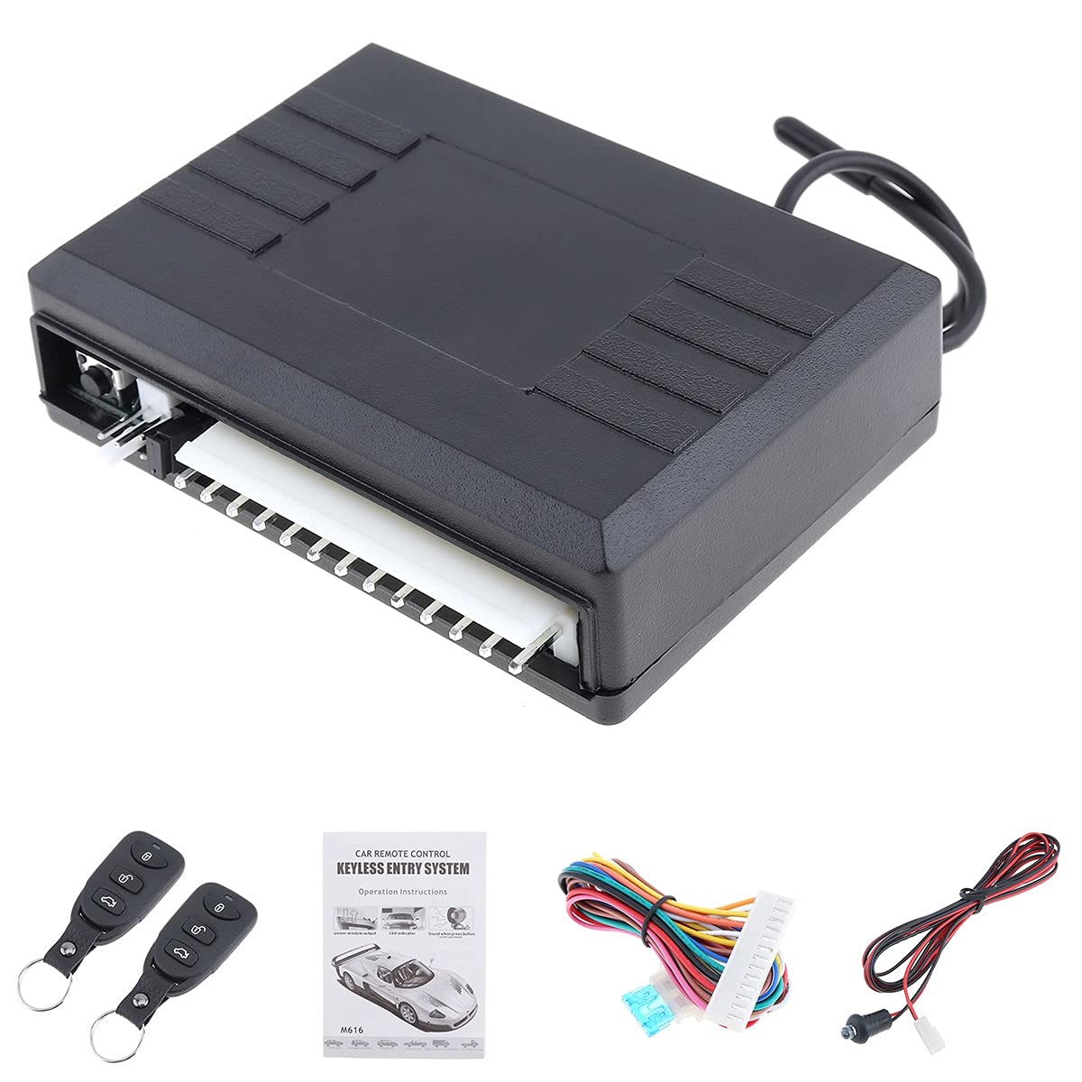 ePathChina Universal 12V Car Auto Remote Central Kit Door Lock Locking Vehicle K