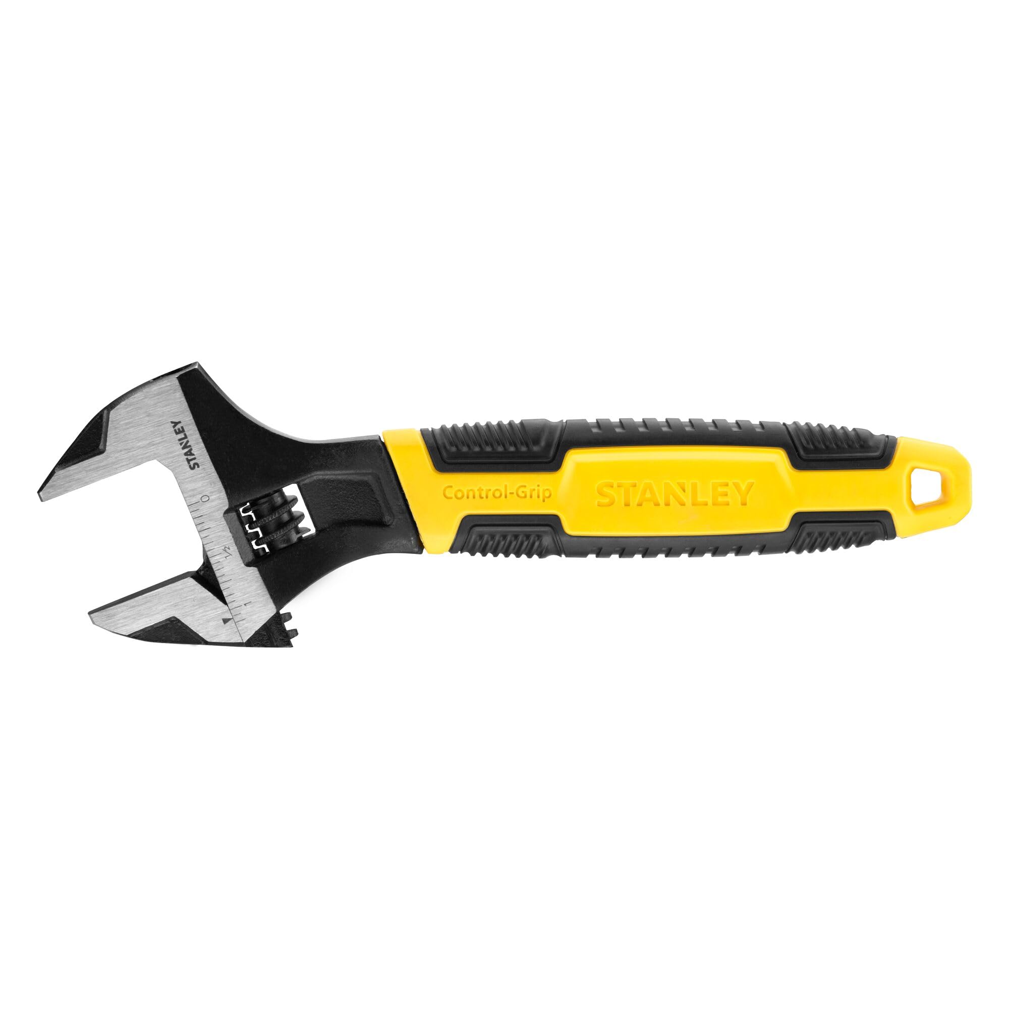 STANLEY 8in (200mm) Bi-Material Adjustable Wrench, 0-90-948 | Protective Phospha