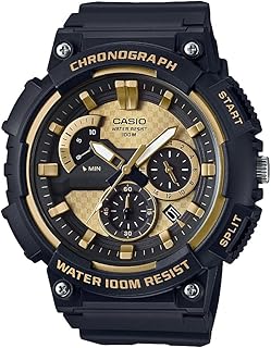 Casio MCW200H Series | Men’s Analog Watch |100M WR | Retrograde Chronograph | 1 Second Stopwatch | Date Display | Multi Dial | Resin Glass | Resin Case | Resin Band | 3 Year Batt