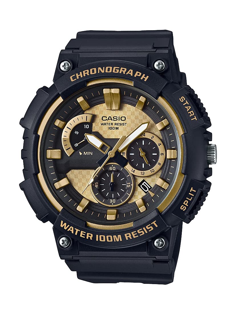 Casio MCW200H Series | Men’s Analog Watch |100M WR | Retrograde Chronograph | 1 