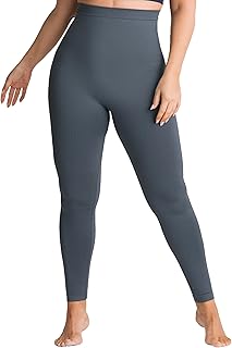 SHAPERMINT High Waisted Tummy Control Compression Leggings for Women - Petite to Plus Size Womens Leggings Non See Through