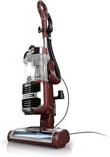 Shark R-ZU660 Navigator Lift-Away Upright Vacuum Cleaner w/ Self-Cleaning Brushroll, PowerFins, Anti-Allergen Complete Seal w/ HEPA, Swivel Steering, Perfect for Pets, Paprika (Renewed)