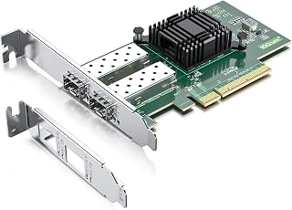10Gtek 2-Port 10Gb SFP+ PCI-E Network Card NIC, with Intel 82599ES Chip