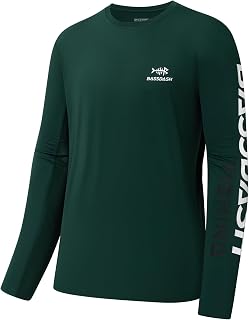 Bassdash Men's Fishing Shirts, UV Sun Protection UPF 50+ Long Sleeve T-Shirt
