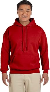 Gildan Hooded Sweatshirt with Fleece Lining, Style G18500 Men's Hoodie (Pack of 1)