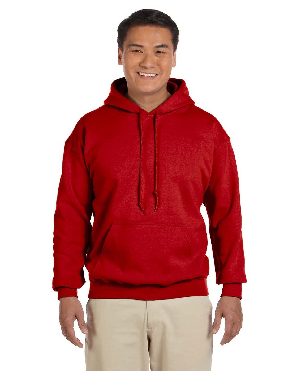 Gildan Hooded Sweatshirt with Fleece Lining, Style G18500 Men's Hoodie (Pack of 