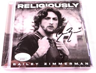Bailey Zimmerman Signed Autographed CD Booklet Religiously The Album JSA COA