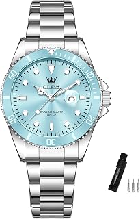 OLEVS Women's Watch Stainless Steel Band Quartz Ladies Watch