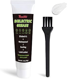 Realth Dielectric Grease for Electrical Connectors 1 oz, Anti-Corrosion | Waterproof Silicone Dielectric Grease for Automotive Spark Plug Boots, Battery Terminals &amp; Marine Wiring