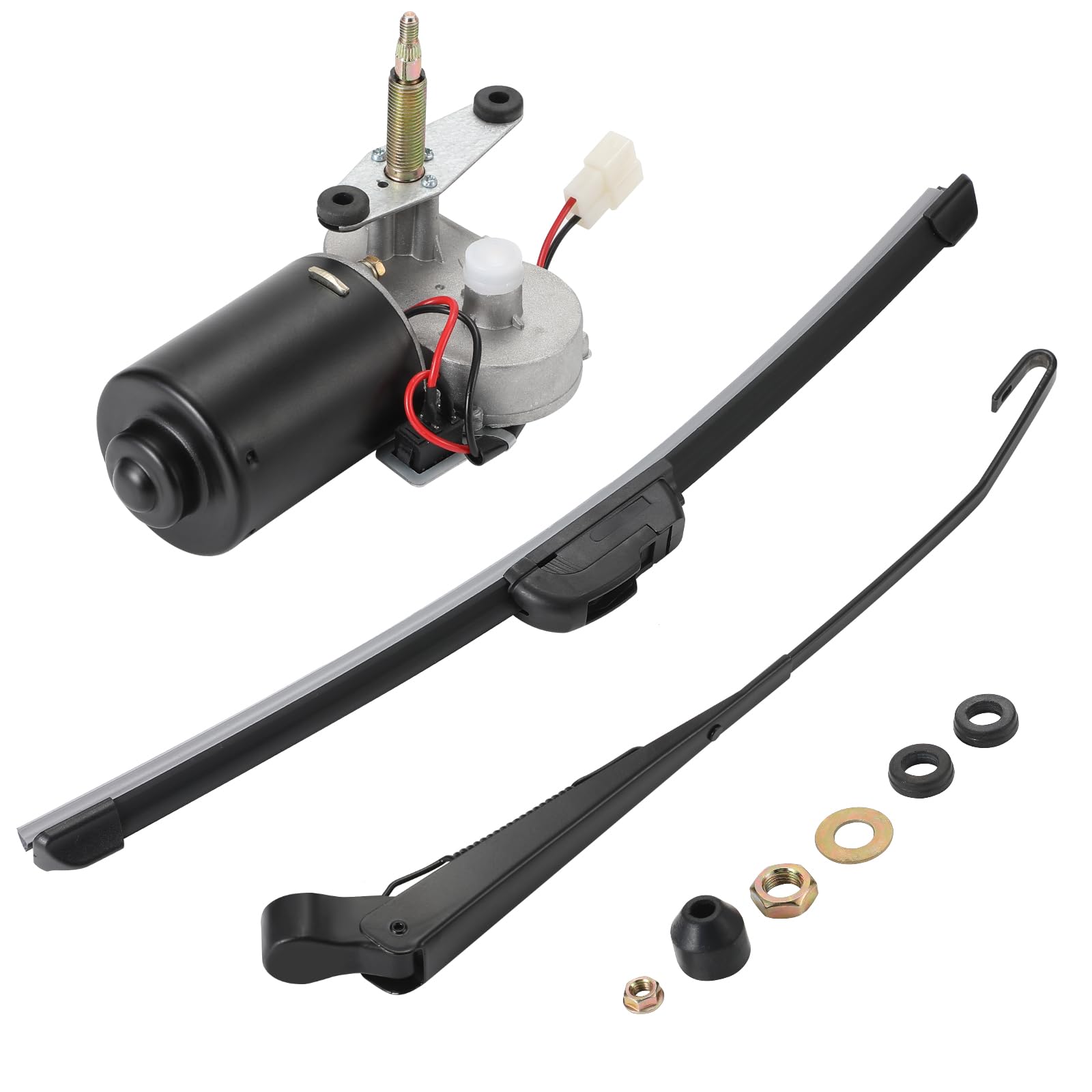 OFIG Electric UTV Windshield Wiper Kit, Universal 12V UTV Electric Windshield Wi