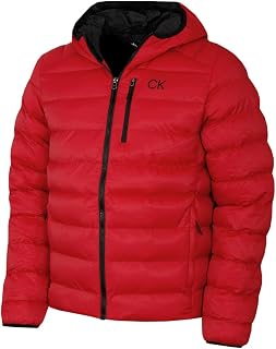Calvin Klein Mens 2026 San Gabriel Padded Woven Jacquard Jacket