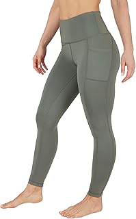 90 Degree By Reflex High Waist Fleece Lined Leggings with Side Pocket - Yoga Pants