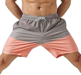 MaaMgic Men's 4 Way Stretch Swim Shorts for Summer Holidays Quick Drying Beach Swimming Pool Swimwear Multicolour