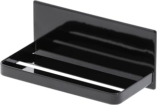 Yamazaki 3270 Magnetic Bathroom Rack, Black, Approx. 7.1 x 3.3 x 3.1 inches (18 x 8.5 x 8 cm), Tower Storage Rack