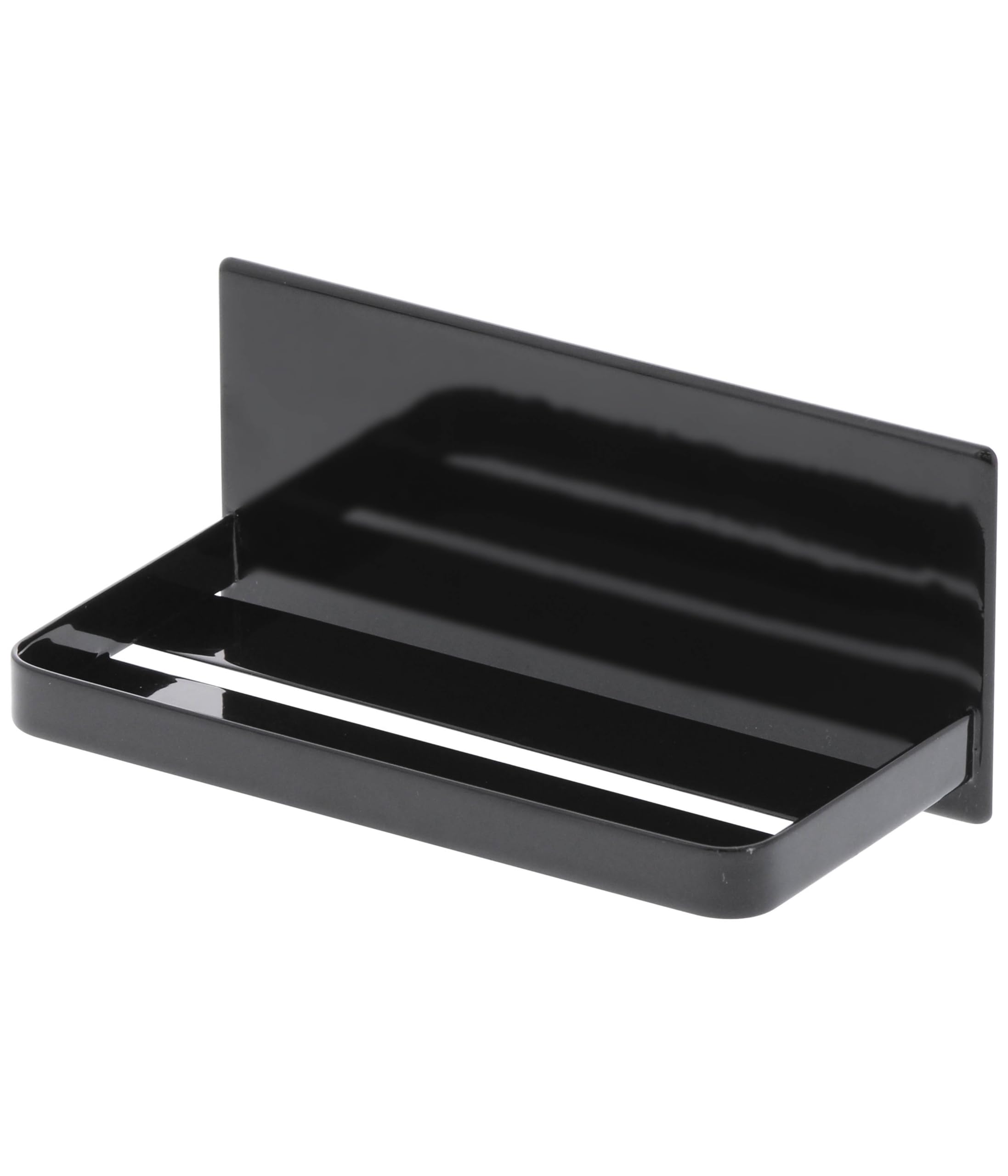 Yamazaki 3270 Magnetic Bathroom Rack, Black, Approx. 7.1 x 3.3 x 3.1 inches (18 