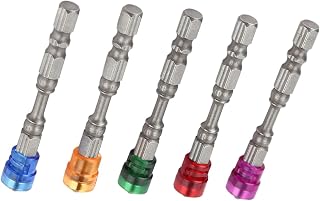 Screwdriver Bits, Drywall Screwdriver Bits Set of 5 Magnetic S2 Steel Bits for Drywall Magnetic Cross Head Screwdriver