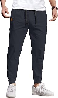 COOFANDY Men's Casual Trousers Cargo Trousers Jogging Trousers Work Trousers with Pockets