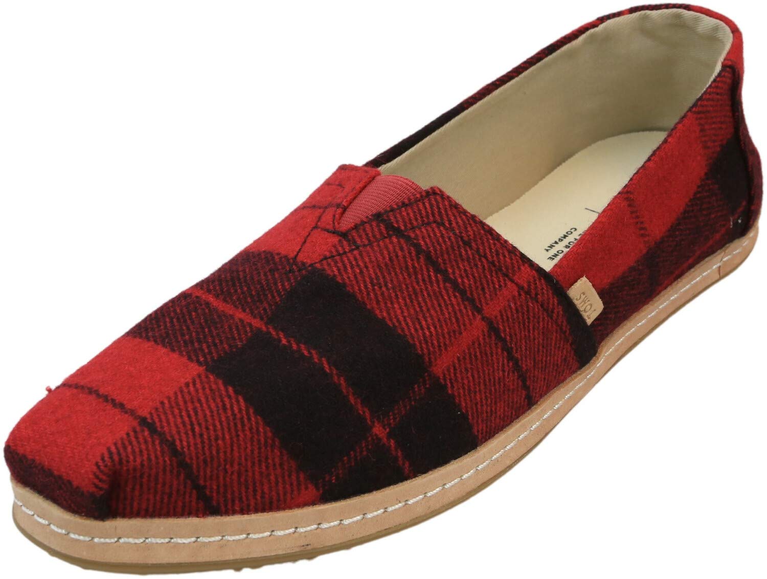 TOMS Ladies 10009831 Black Suede Diamond Jutti Flat Pointed Toe [Parallel Import