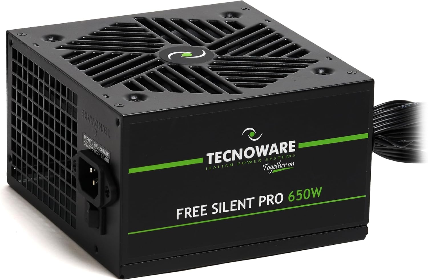 Tecnoware Power Systems Free Silent PRO 650 Power Supply for Advanced PCs with N