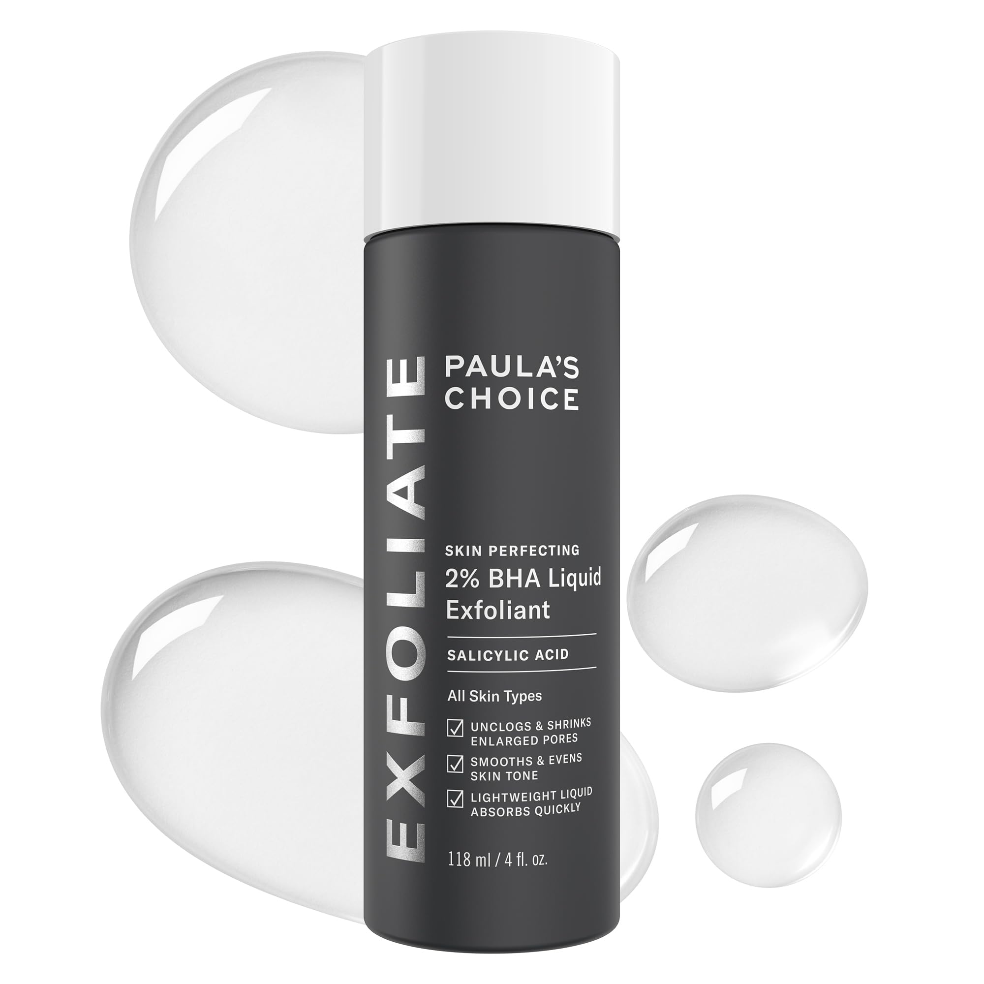 Paula's Choice SKIN PERFECTING 2% BHA Liquid Leave-On Exfoliant | Gentle Sa