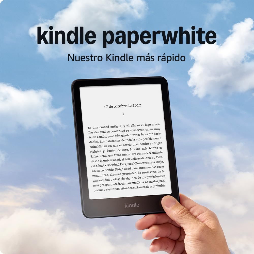 Amazon Kindle Paperwhite 16GB (2024 model) – 7" glare-free display and weeks of 