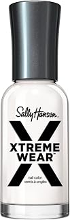 Sally Hansen Xtreme Wear, White On, Long Lasting, Chip Resistant, Semi Opaque, Shiny White Nail Polish