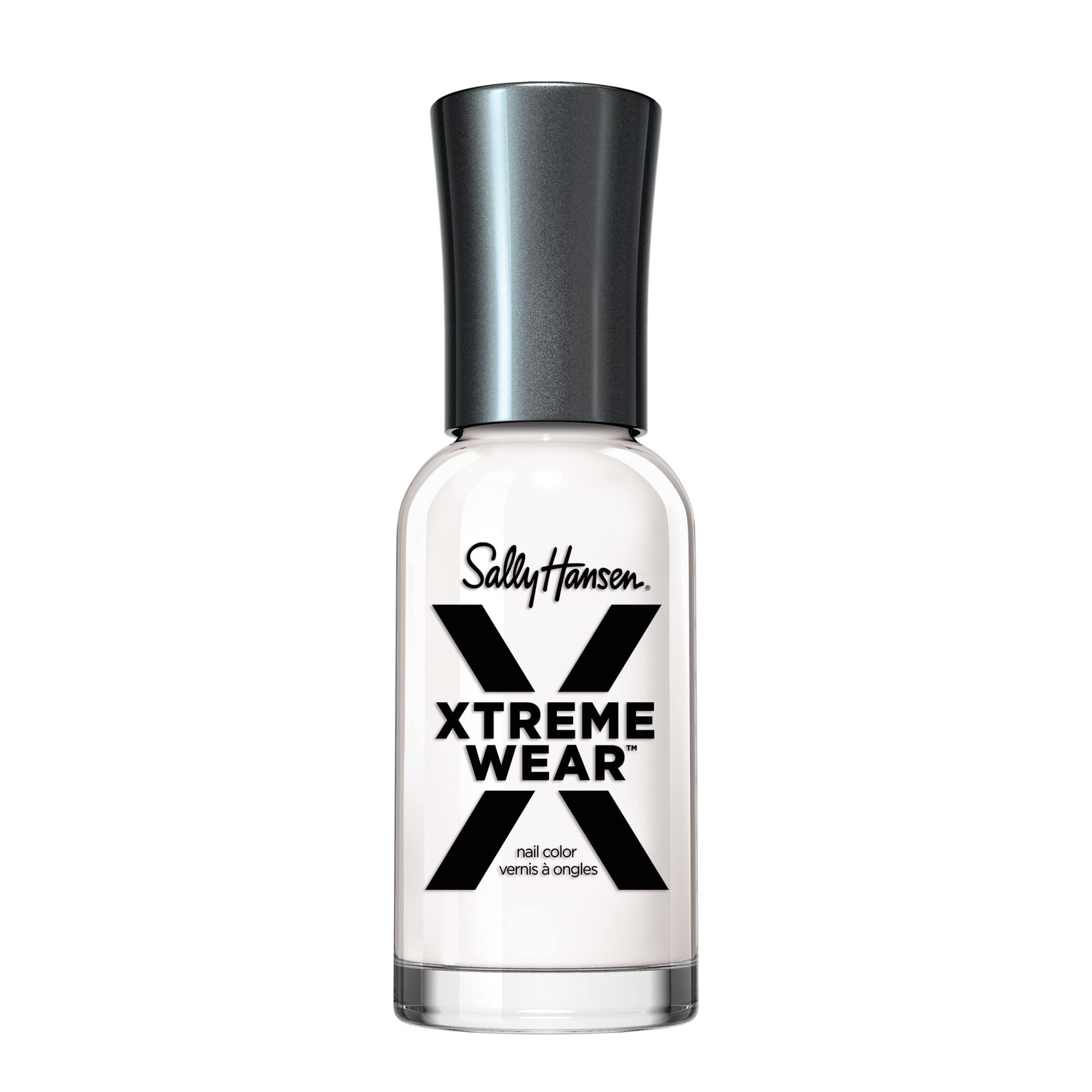 Sally Hansen Xtreme Wear, White On, Long Lasting, Chip Resistant, Semi Opaque, S