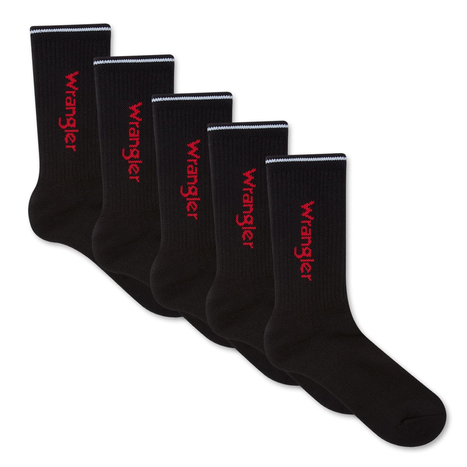 Wrangler Men’s Cushioned Sport Socks | Pack of 5 Running Socks for Men | Breatha