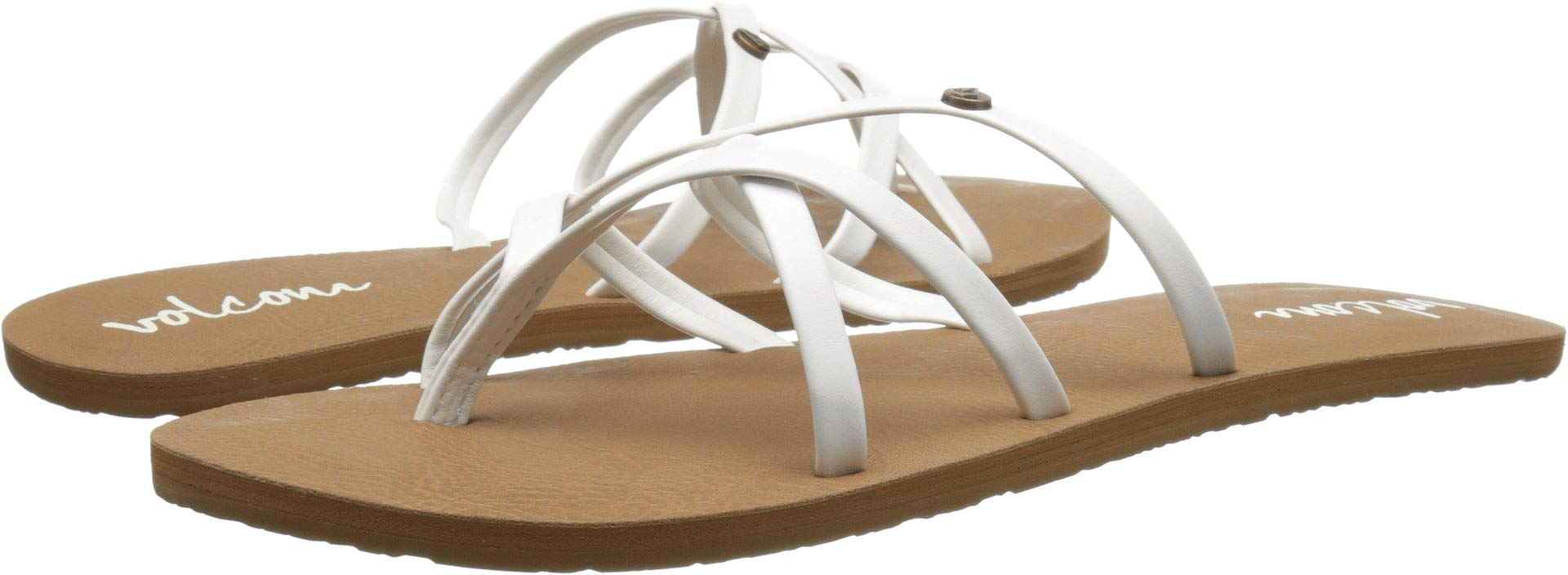 Volcom W0812005 / FOREVER AND EVER II Women's Sandals, Cute Tongs, black (black 