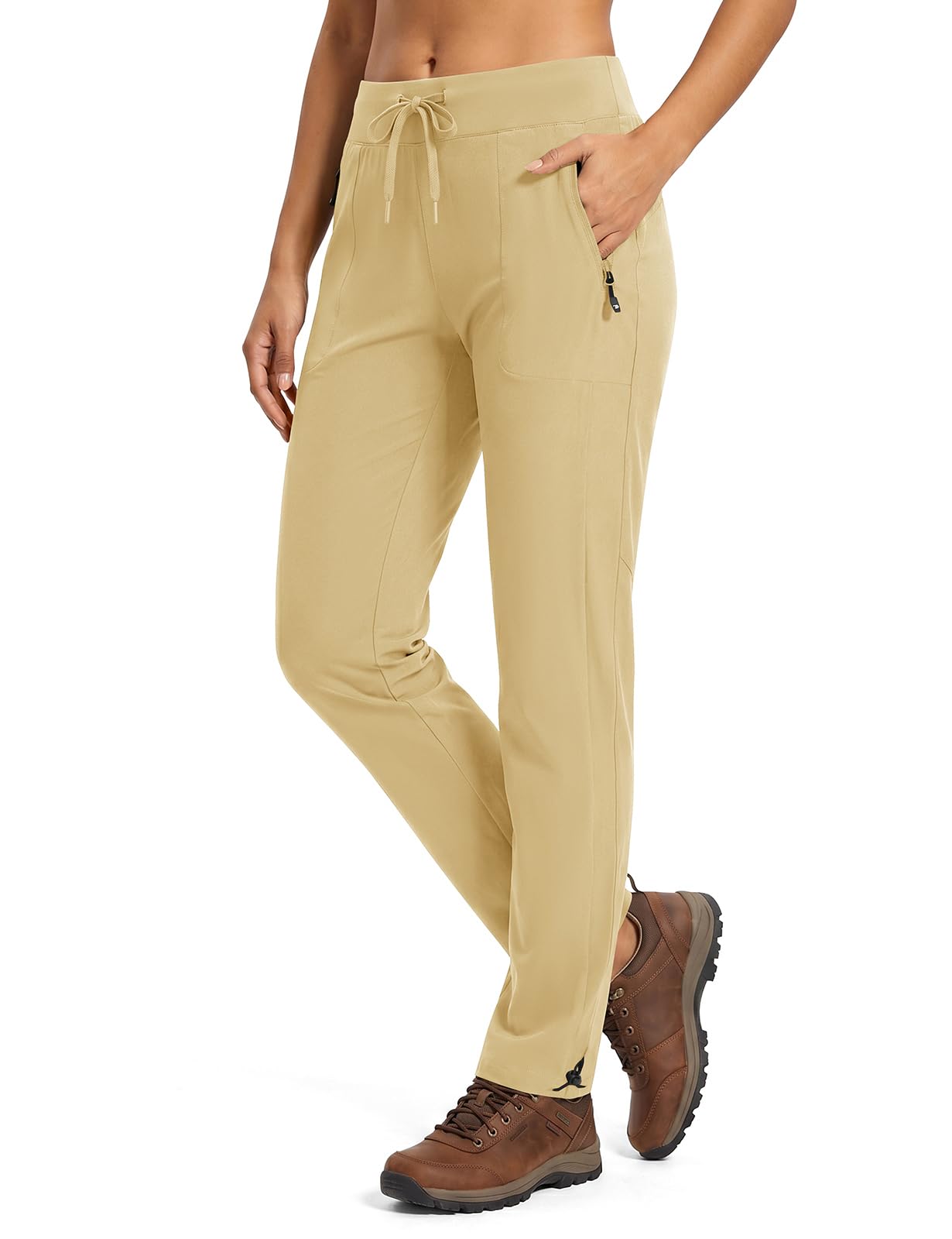 TBMPOY Women's Hiking Pants Lightweight Water Resistant Stretch