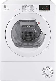 Hoover HLEC10DE H-Dry 300, 10kg, Condenser Tumble Dryer, Aquavision, White, Sensor Dry, NFC
