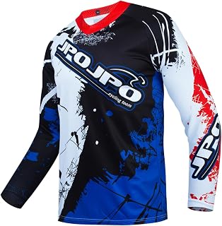 Dirt Bike Jersey for Teenagers, Children's Mountain Bike Shirt Long Sleeve Kids Downhill Jerseys for Motorcycle Motocross BMX Moto MX Offroad Racing