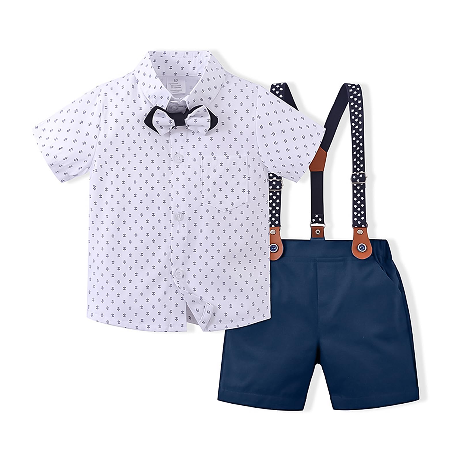 Volunboy Baby Boy Summer Beach Formal Wedding Gentleman Dress Clothes