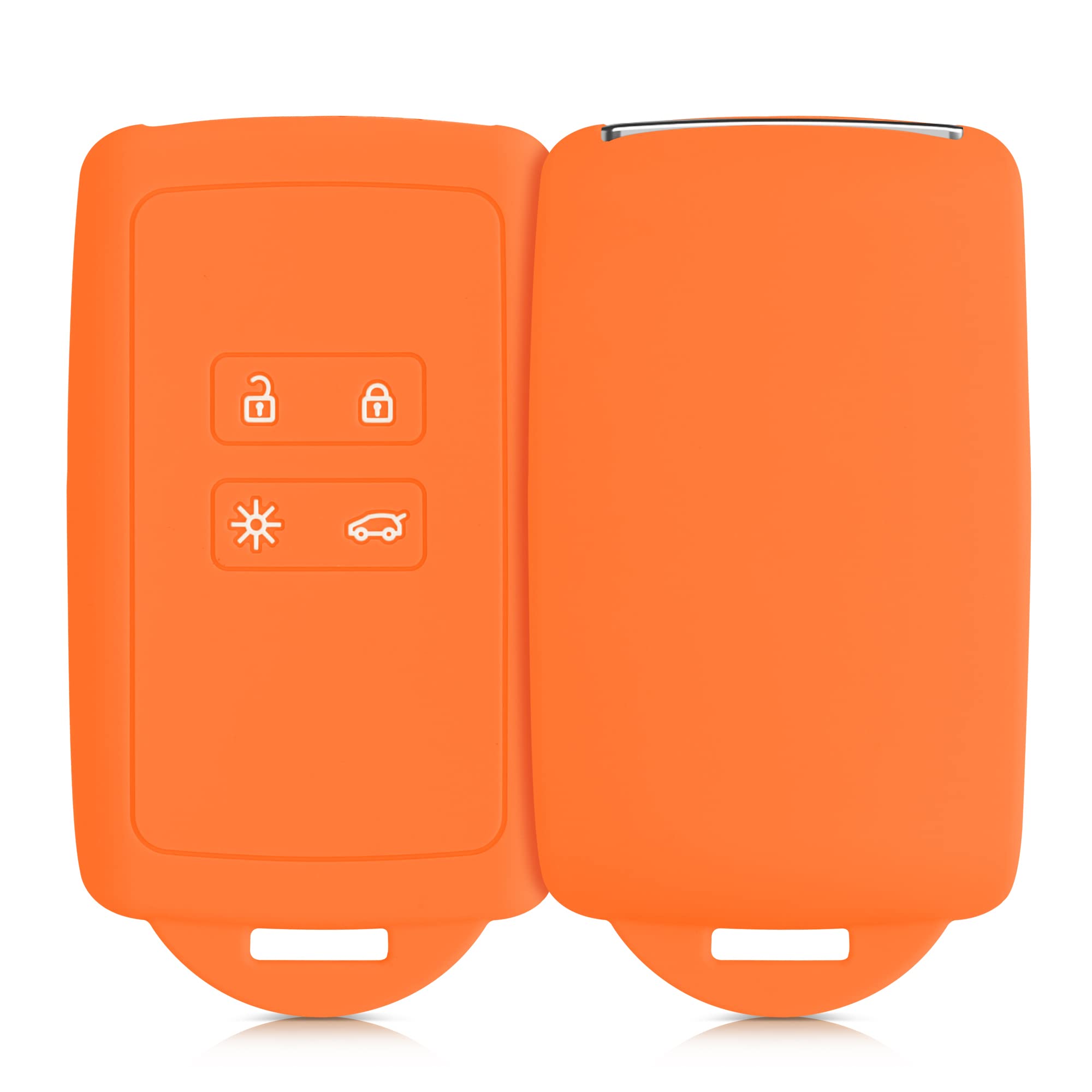 kwmobile Key Fob Cover for Renault 4-Button Smart Key (Keyless Go) Cover - Prote